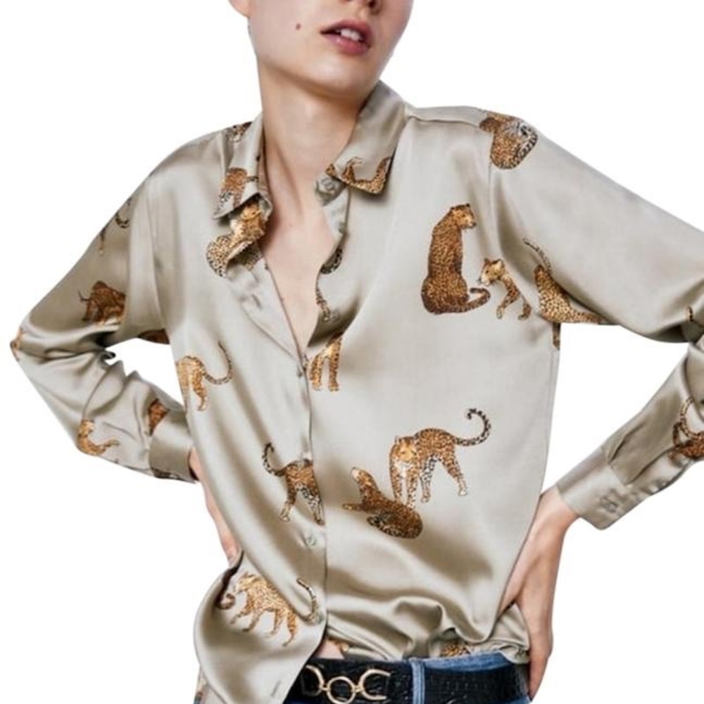 Zara Oversized Button Down Shirt